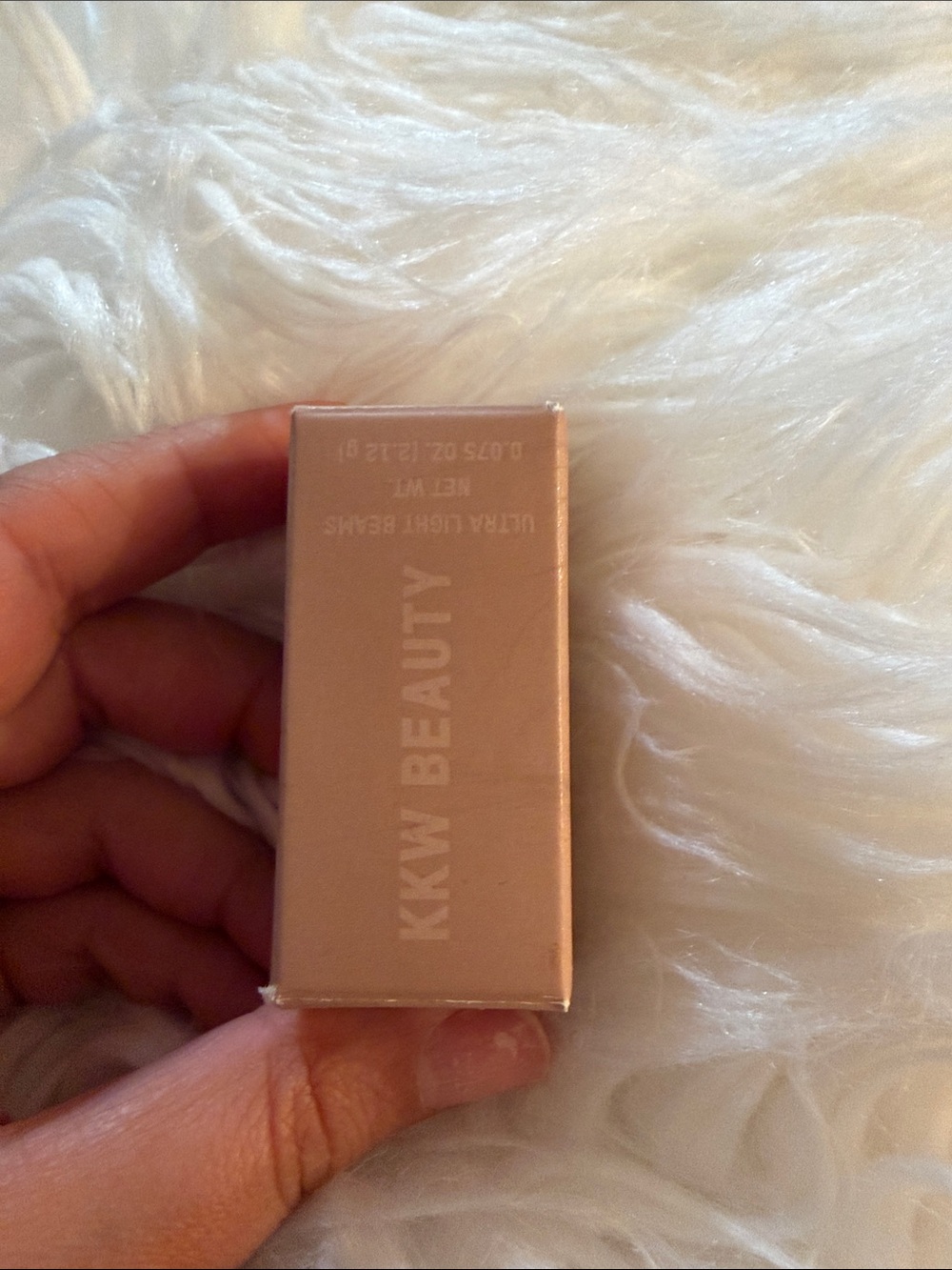 KKW Beauty loose eye shadow in color: bronze